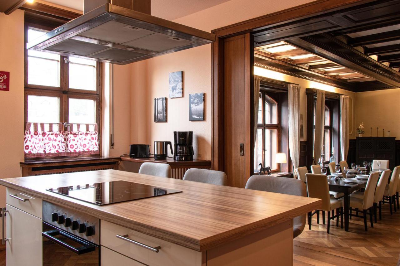 Salon Am Schlossberg 奎德林堡 外观 照片